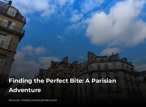 Finding the Perfect Bite: A Parisian Culinary Adventure