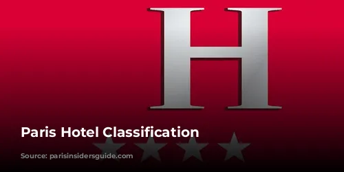 Paris Hotel Classification