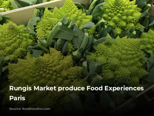 Rungis Market produce Food Experiences In Paris