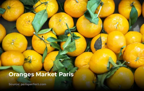 Oranges Market Paris