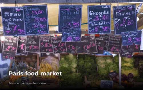 Paris food market