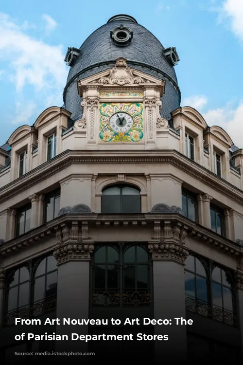 From Art Nouveau to Art Deco: The Transformation of Parisian Department Stores