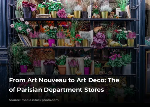 From Art Nouveau to Art Deco: The Transformation of Parisian Department Stores