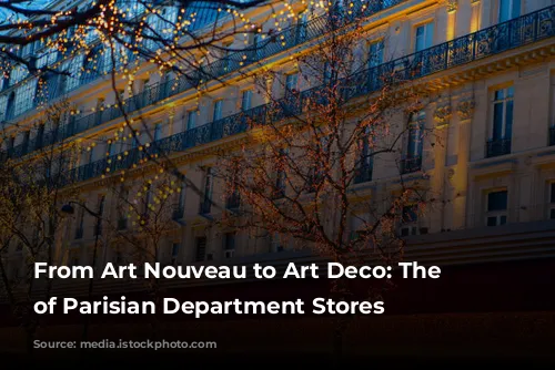 From Art Nouveau to Art Deco: The Transformation of Parisian Department Stores