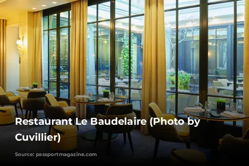 Restaurant Le Baudelaire (Photo by Eric Cuvillier)