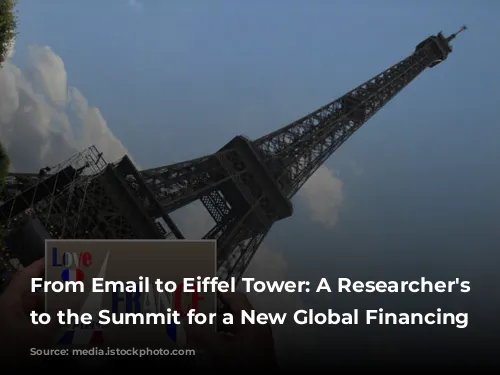 From Email to Eiffel Tower: A Researcher's Journey to the Summit for a New Global Financing Pact