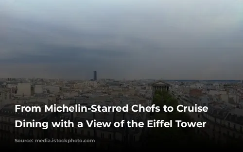 From Michelin-Starred Chefs to Cruise Ships: Dining with a View of the Eiffel Tower