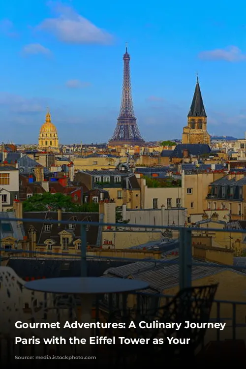 Gourmet Adventures: A Culinary Journey Through Paris with the Eiffel Tower as Your Backdrop