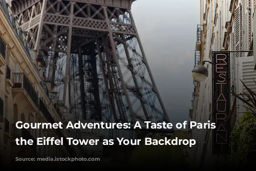 Gourmet Adventures: A Taste of Paris with the Eiffel Tower as Your Backdrop