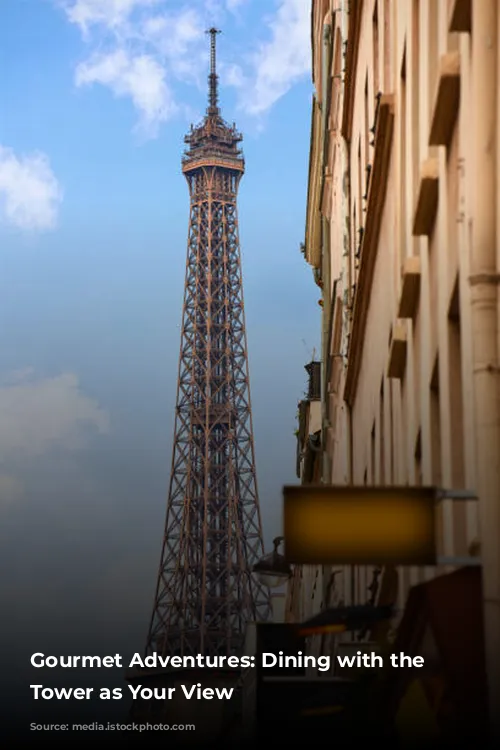 Gourmet Adventures: Dining with the Eiffel Tower as Your View