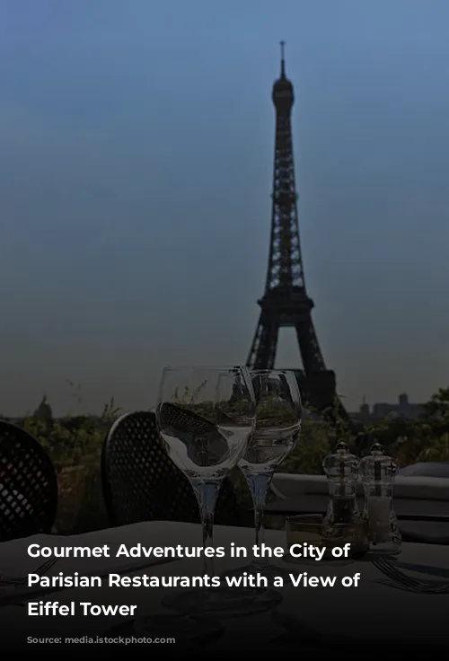 Gourmet Adventures in the City of Lights: Parisian Restaurants with a View of the Eiffel Tower