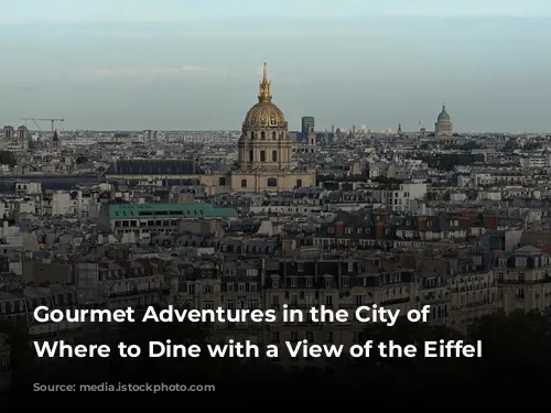 Gourmet Adventures in the City of Lights: Where to Dine with a View of the Eiffel Tower