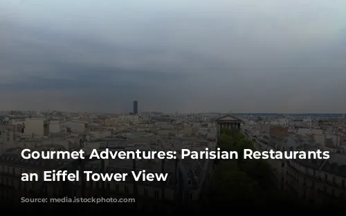 Gourmet Adventures: Parisian Restaurants with an Eiffel Tower View