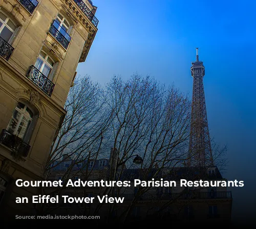 Gourmet Adventures: Parisian Restaurants with an Eiffel Tower View