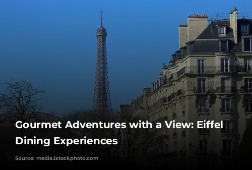 Gourmet Adventures with a View: Eiffel Tower Dining Experiences