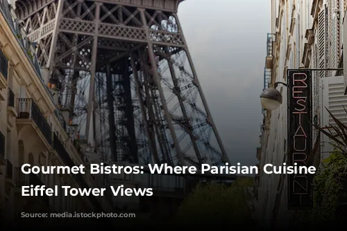 Gourmet Bistros: Where Parisian Cuisine Meets Eiffel Tower Views