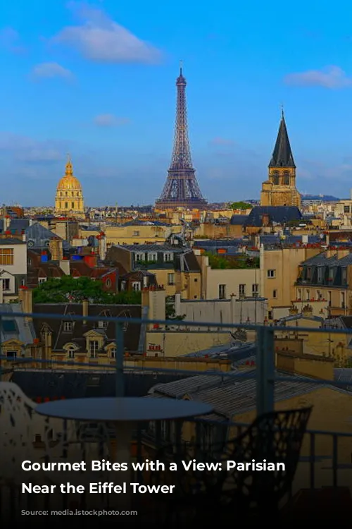 Gourmet Bites with a View: Parisian Restaurants Near the Eiffel Tower