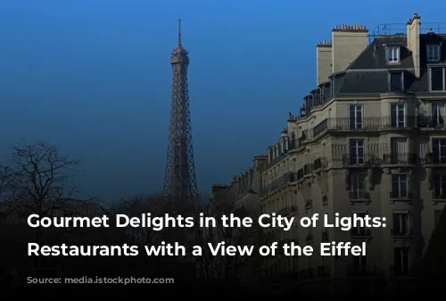 Gourmet Delights in the City of Lights: Parisian Restaurants with a View of the Eiffel Tower