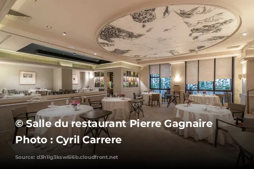 © Salle du restaurant Pierre Gagnaire / Photo : Cyril Carrere