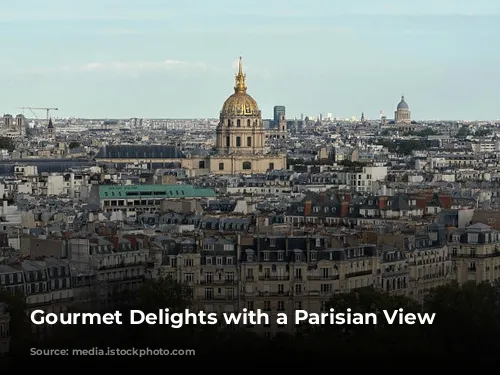 Gourmet Delights with a Parisian View