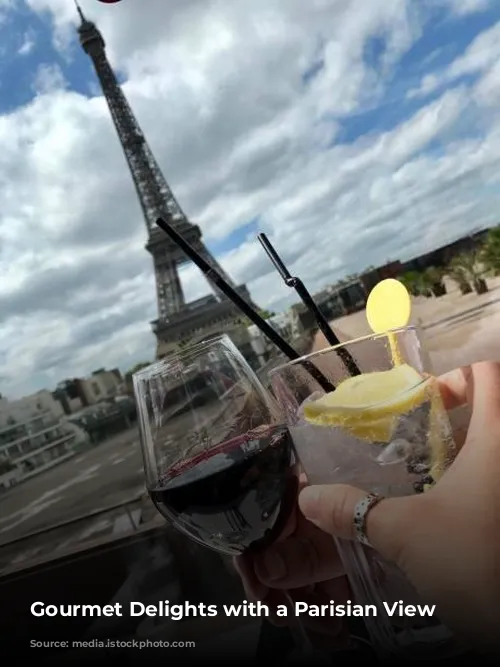 Gourmet Delights with a Parisian View