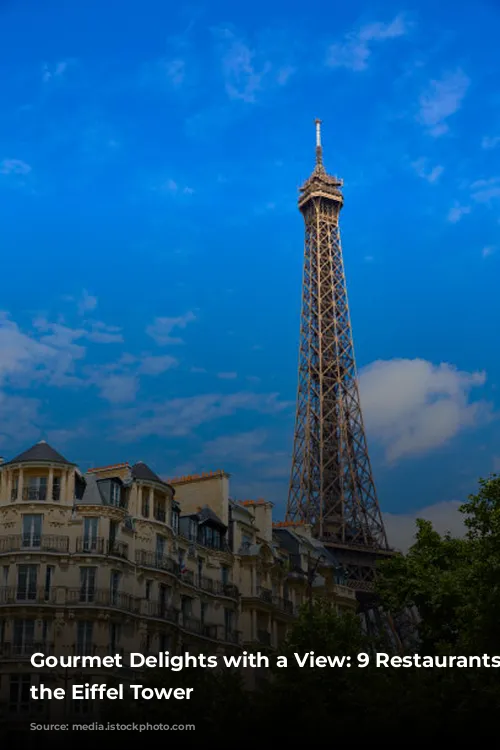 Gourmet Delights with a View: 9 Restaurants near the Eiffel Tower