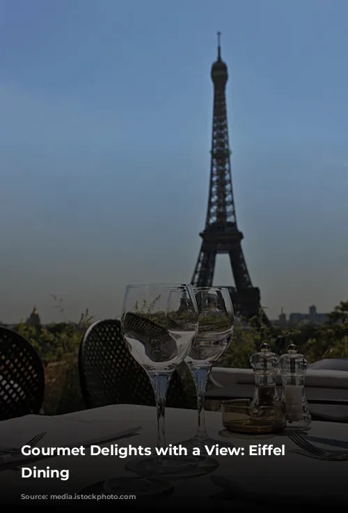 Gourmet Delights with a View: Eiffel Tower Dining