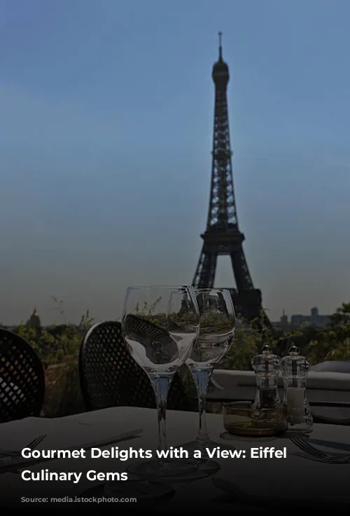 Gourmet Delights with a View:  Eiffel Tower's Culinary Gems