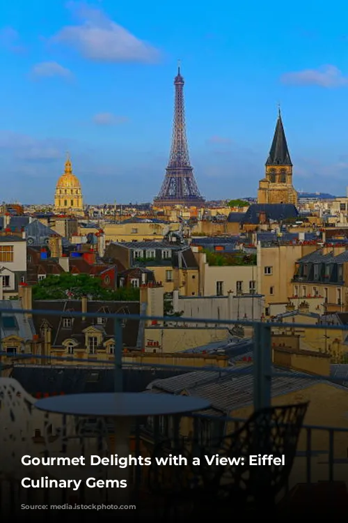 Gourmet Delights with a View:  Eiffel Tower's Culinary Gems