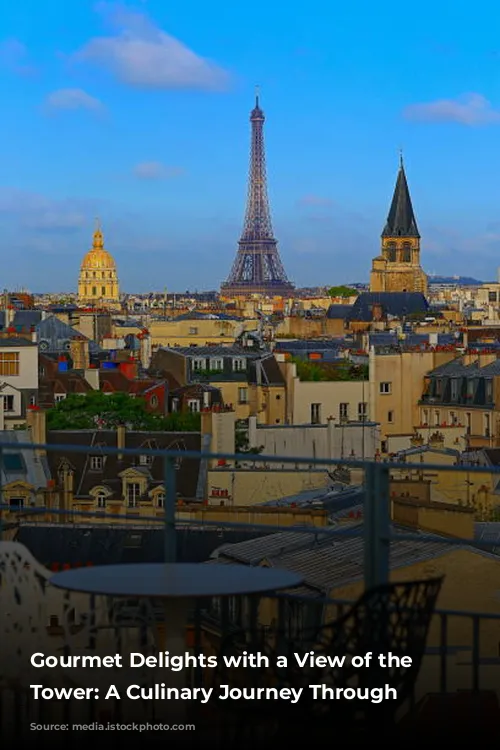 Gourmet Delights with a View of the Eiffel Tower: A Culinary Journey Through Paris