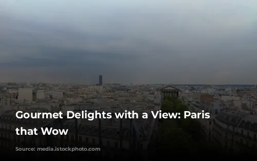 Gourmet Delights with a View: Paris Restaurants that Wow