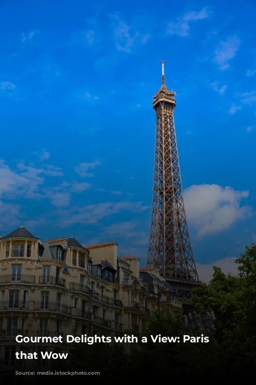 Gourmet Delights with a View: Paris Restaurants that Wow