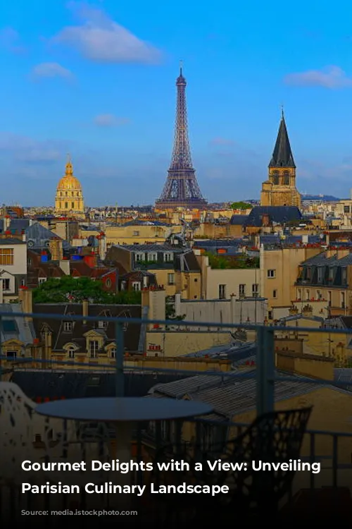 Gourmet Delights with a View: Unveiling the Parisian Culinary Landscape