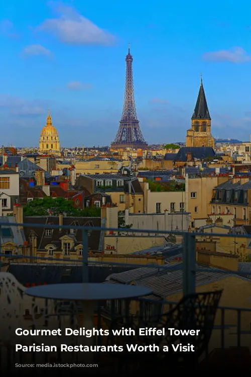 Gourmet Delights with Eiffel Tower Views: Parisian Restaurants Worth a Visit