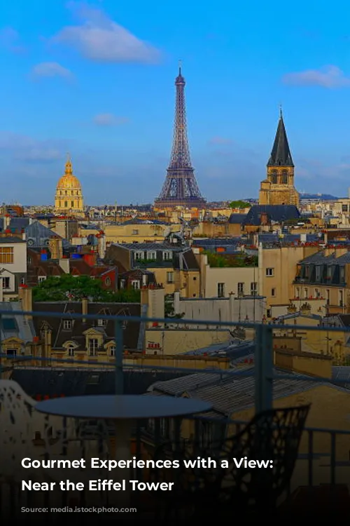 Gourmet Experiences with a View: Dining Near the Eiffel Tower