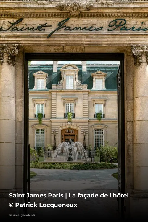 Saint James Paris | La façade de l'hôtel particulier © Patrick Locqueneux