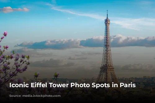 Iconic Eiffel Tower Photo Spots in Paris