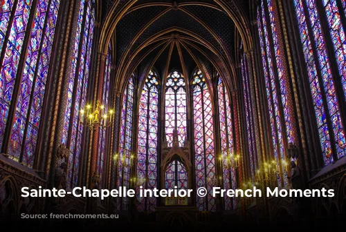 Sainte-Chapelle interior © French Moments