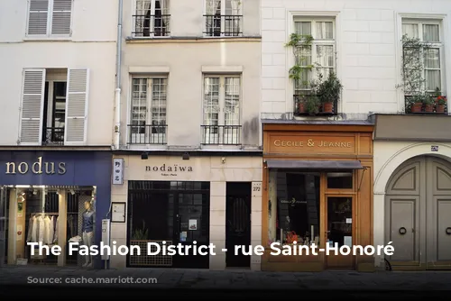 The Fashion District - rue Saint-Honoré