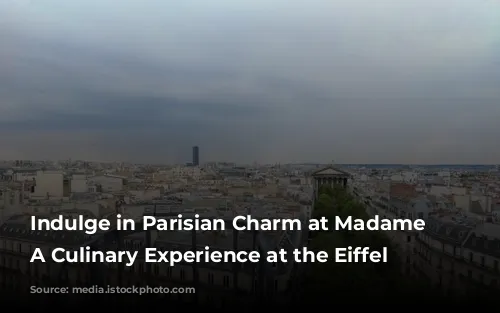 Indulge in Parisian Charm at Madame Brasserie: A Culinary Experience at the Eiffel Tower