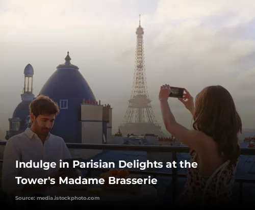 Indulge in Parisian Delights at the Eiffel Tower's Madame Brasserie