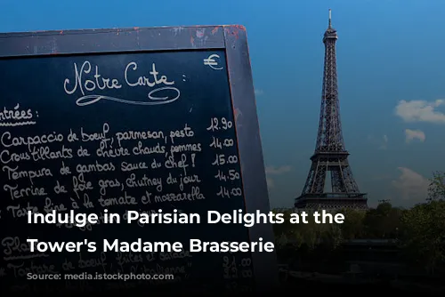 Indulge in Parisian Delights at the Eiffel Tower's Madame Brasserie