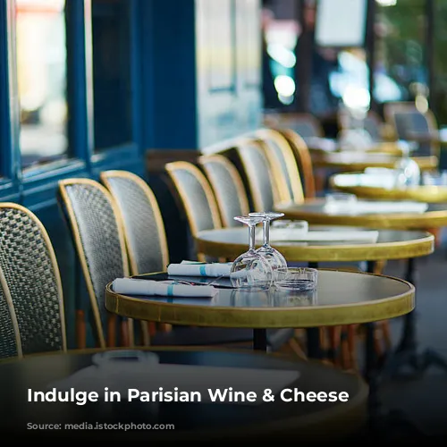 Indulge in Parisian Wine & Cheese Delights