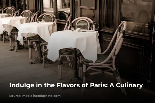 Indulge in the Flavors of Paris: A Culinary Journey