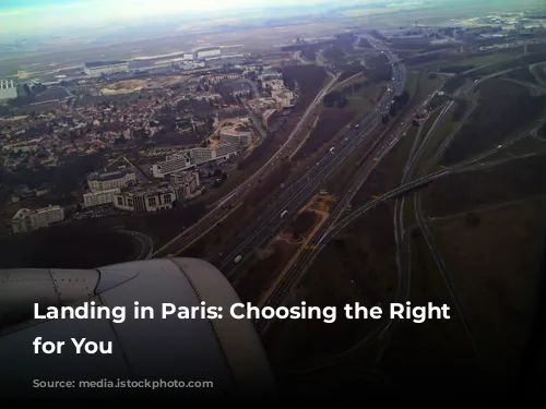 Landing in Paris:  Choosing the Right Airport for You