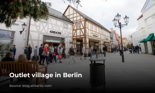 Outlet village in Berlin