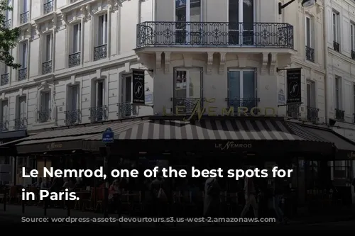 Le Nemrod, one of the best spots for lunch in Paris.