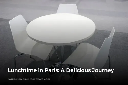 Lunchtime in Paris: A Delicious Journey