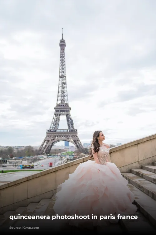 quinceanera photoshoot in paris france