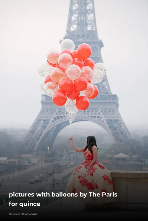 pictures with balloons by The Paris Photographer for quince